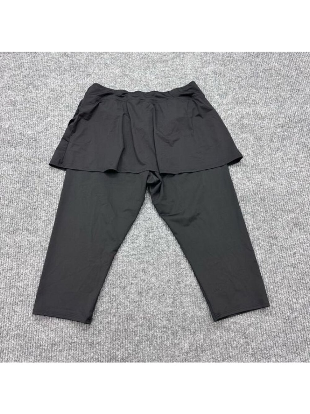 Lands End Black Swim Skirt Capri Pull On Leggings Modest Womens Plus Size 18 - Picture 7 of 7